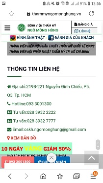 treo ngực sa trễ