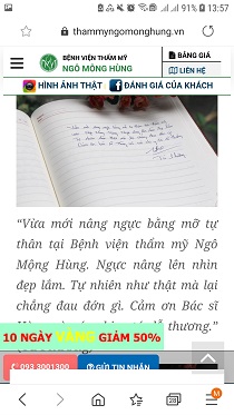 treo ngực sa trễ