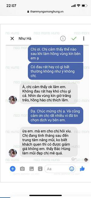 cách làm trắng hồng vùng kín