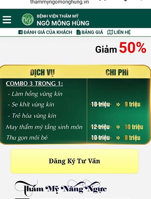 thu nhỏ vùng kín tự nhiên